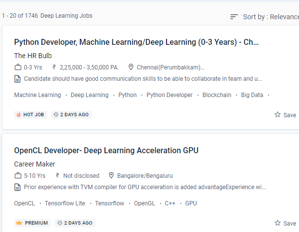 Deep Learning internship jobs in Trivandrum