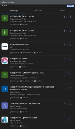 HubSpot CRM internship jobs in Gurgaon