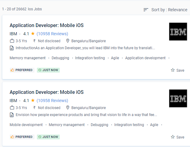 iOS internship jobs in Punjab